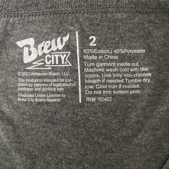 NWOT Torrid Plus Size Lace-Up Tank - Cotton Budweiser Grey - Picture 9 of 9